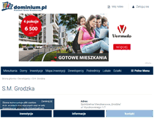 Tablet Screenshot of grodzka.dominium.pl