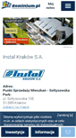 Mobile Screenshot of instalkrakow.dominium.pl