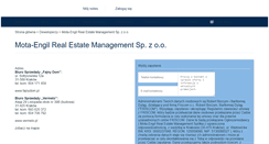 Desktop Screenshot of mota-engil.dominium.pl