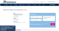 Desktop Screenshot of budimex.dominium.pl