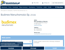 Tablet Screenshot of budimex.dominium.pl