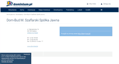 Desktop Screenshot of dom-bud.dominium.pl