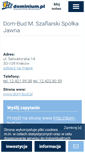 Mobile Screenshot of dom-bud.dominium.pl