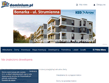 Tablet Screenshot of perfekt-dom.dominium.pl