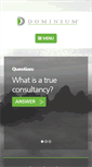 Mobile Screenshot of dominium.com