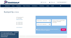 Desktop Screenshot of budopol.dominium.pl