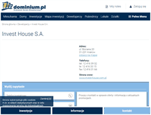 Tablet Screenshot of invest-house.dominium.pl