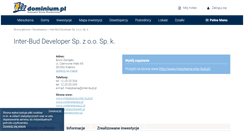 Desktop Screenshot of inter-bud.dominium.pl